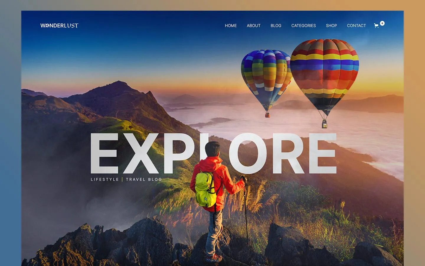 Wanderlust Travel Website